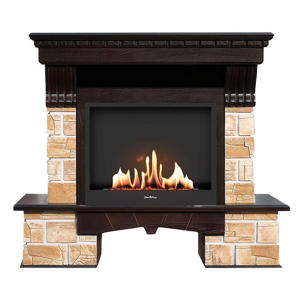 Биокамин в портале SteelHeat Grand Red Биокамин в портале SteelHeat Grand Red